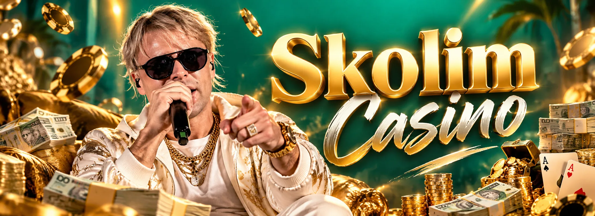 Baner Skolim Casino z pakietem powitalnym 5 500 zł i 200 darmowymi spinami